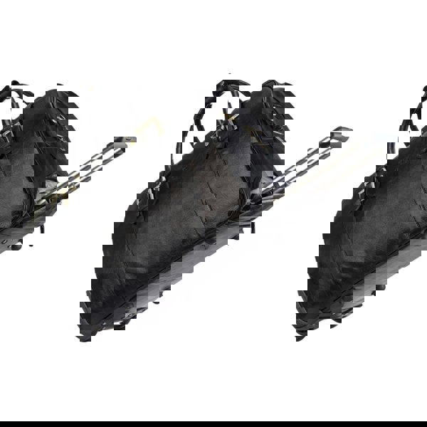 Infinity Leather Holt - Genuine Leather Wheeled Duffle Bag