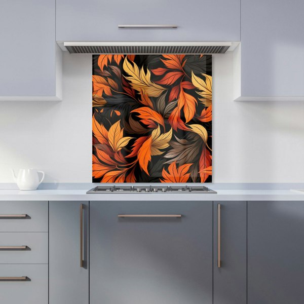 Warren Reed - Designer Autumn Leaves Design Kitchen Splashback