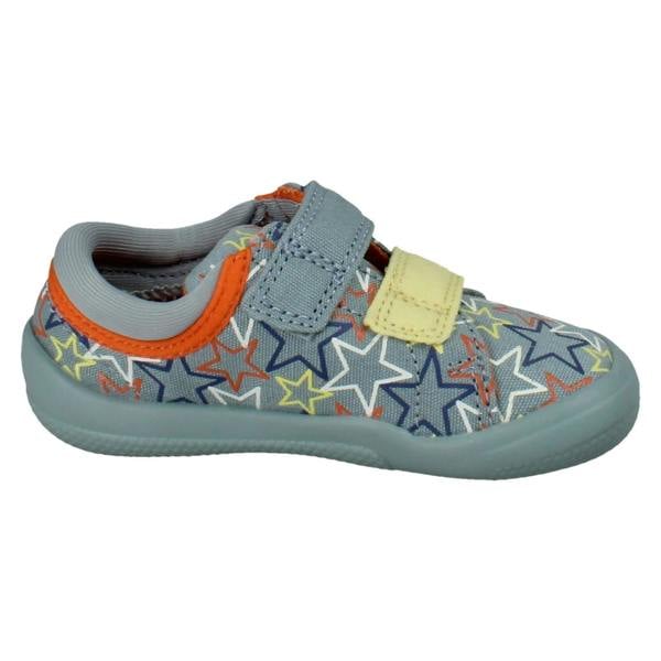 Clarks Boys Clarks Canvas Doodles Briley Fly T