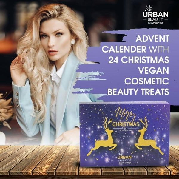 Love Urban Beauty Vegan Makeup Advent Calendar - 24 Day Cosmetic Beauty Gift Set