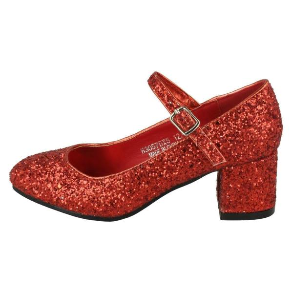 Spot On Girls Spot On Heeled Sparkly Dolly Shoes H3057