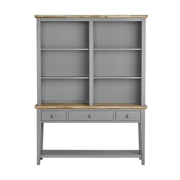 Statement Furniture Florence Console Table and Hutch, Display Cabinet with Shelves