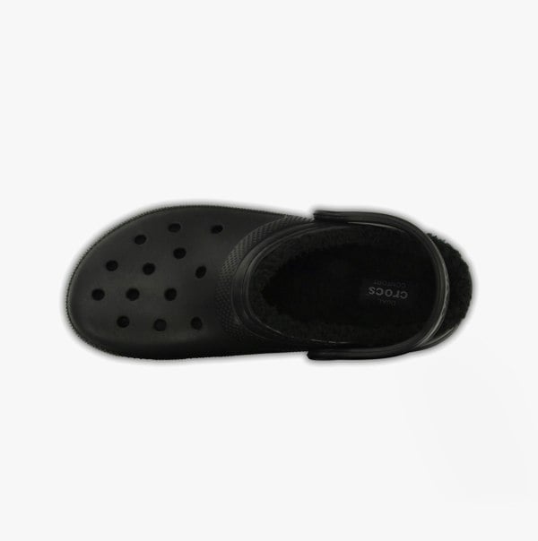 Crocs 203591-060 CLASSIC LINED Unisex Clogs Black