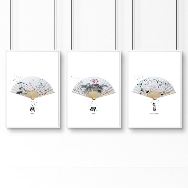 Bedroom Framed Prints | Set of 3 wall art prints