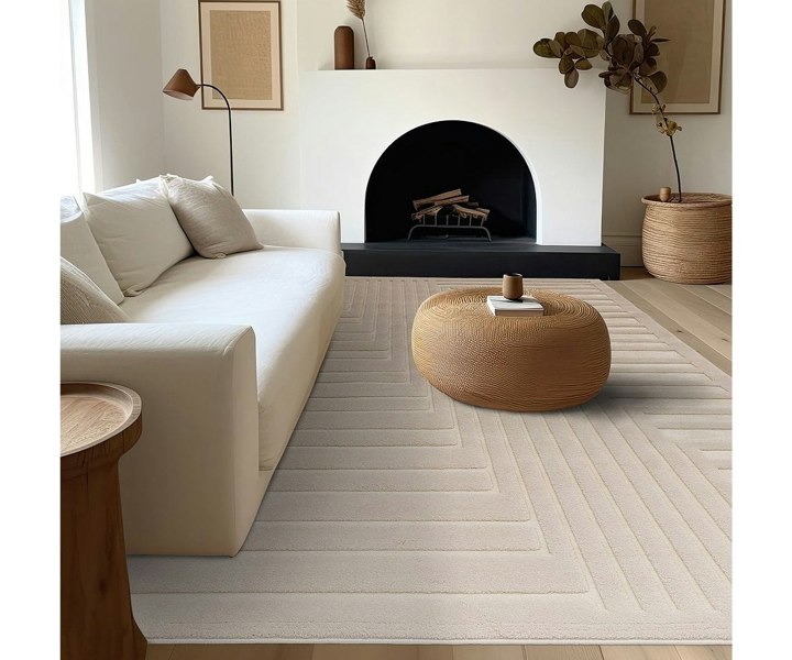 Textured Valley rug enhancing a contemporary living space with style.