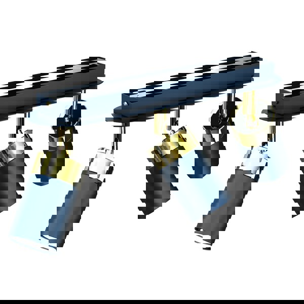 Milagro Ceiling Lamp Joker Navy Blue/Gold 3XGU10