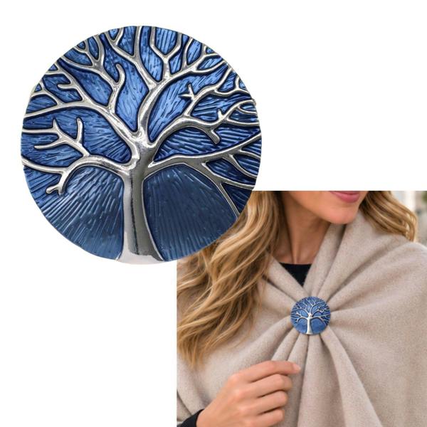 Love EMVY Decorative Tree Magnetic Scarf & Cape Fastener