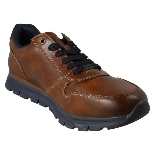 Rieker Mens Rieker Zip Detailed Extra Wide Lace Up Shoes B0513