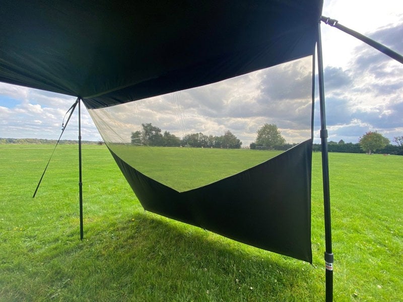 Campervan Scenic  Shade Canopy with PVC Window OLPRO , imageset:Charcoal