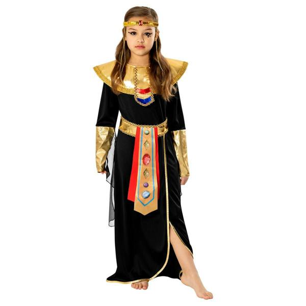 Bristol Novelty Girls Pharaoh Costume - Black/Gold - 