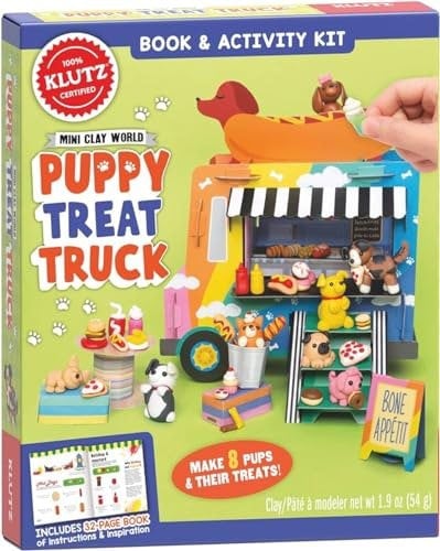 Klutz Mini Clay World Puppy Treat Truck Book and Activity Kit (Klutz)