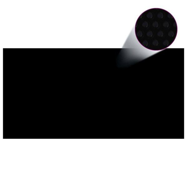 Berkfield Pool Cover Black 488x244 cm PE