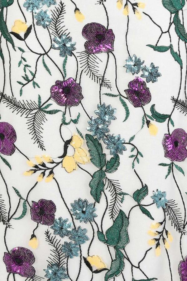 HotSquash Sleeveless Embroidered Shift Dress
