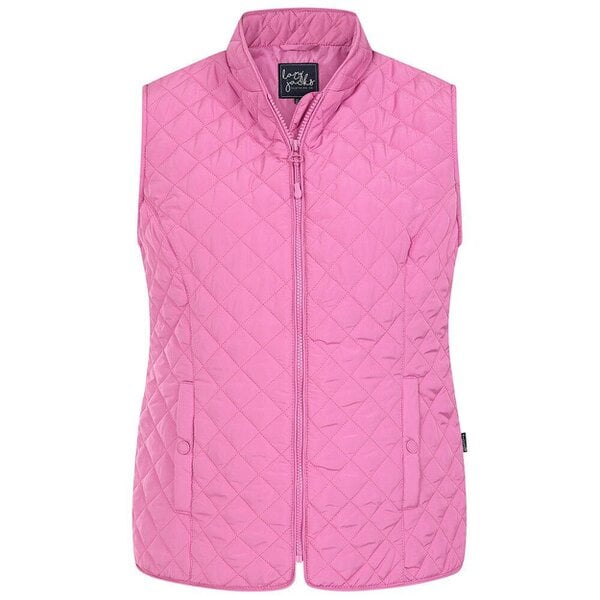 Lazy Jacks GL1 - Quilted Gilet - Raspberry
