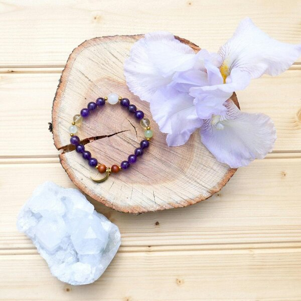 Kati Kaia Amethyst Mala Bracelet
