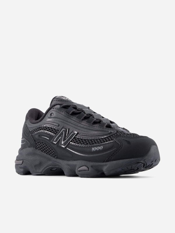 New Balance Kids 1000 Lace Trainers in Black