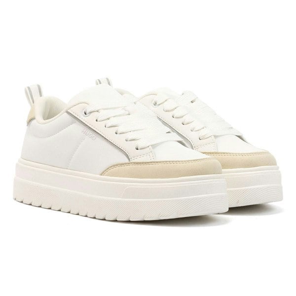 Hugo Women's Lyssa Tennis Shoes - Nylon White