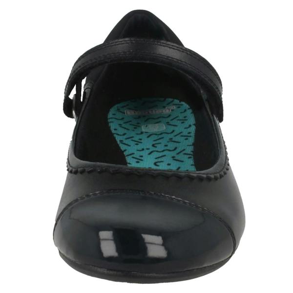 Clarks Girls Bootleg By Clarks Patent Toe Cap School Shoes Tizz Ace