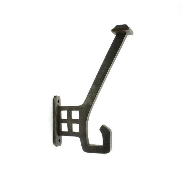 Antique Cast Iron Flat Top Tudor Hat & Coat Hooks - Pack of 4