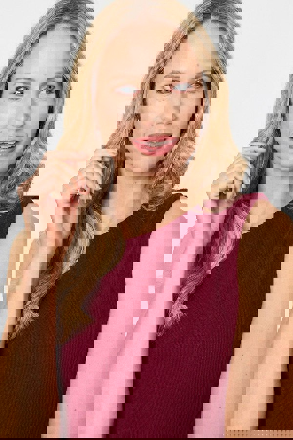 Red | Sleeveless Relaxed Short Shift Dress
