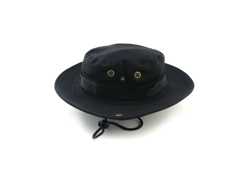 Black Boonie Bush Hat