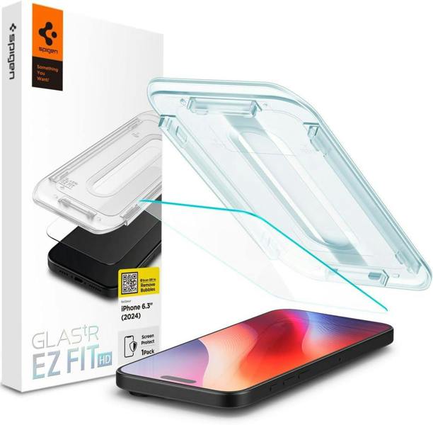 Spigen Glastr EZ Fit HD Screen Protector for iPhone 16 Pro 6.3" 1 Pack - AGL07935
