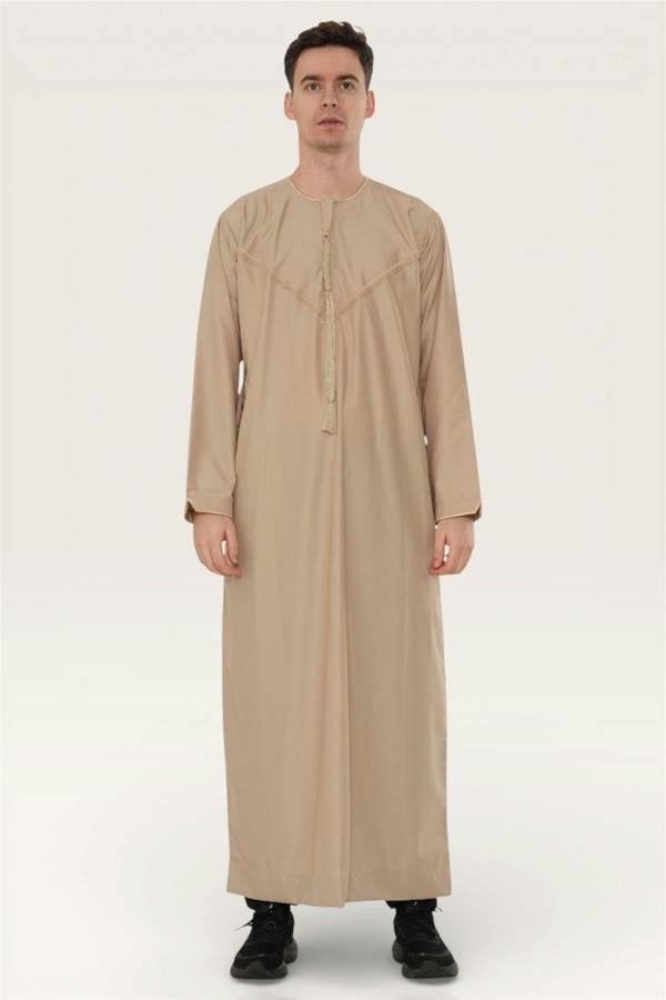 Infinity Leather Men's Ramadan Moroccan Jubba Robe Djellaba Eid Thobe - TT-007
