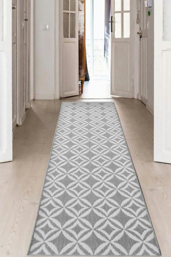 The Rugs County Geo Grey Indoor & Outdoor Rug