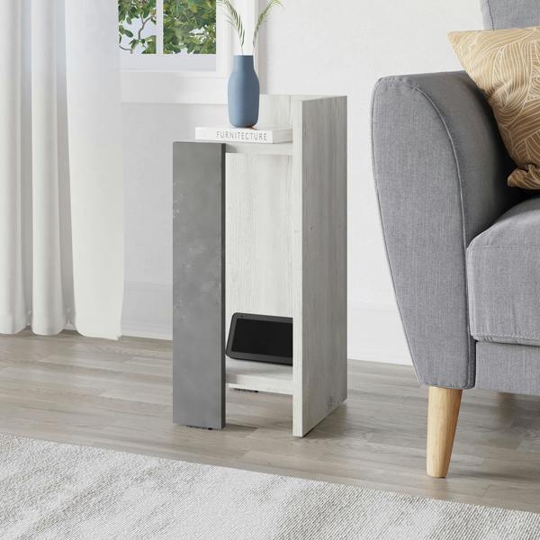 Decortie Elos Modern Narrow Bedside Table Right Module 25x25x60cm