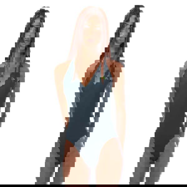 Adidas Womens/Ladies 3 Stripes One Piece Swimsuit - Teal - 