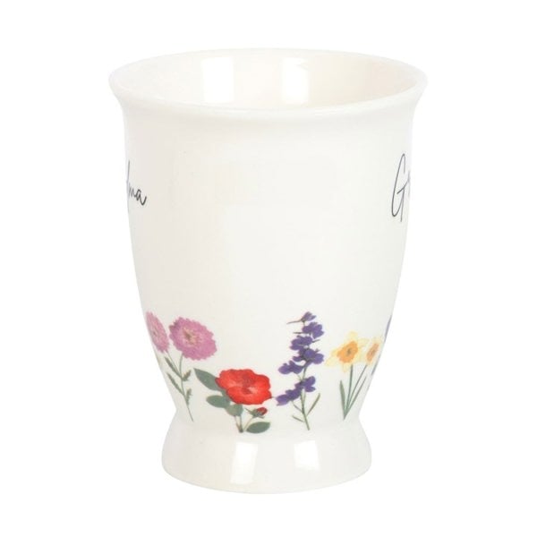 Serano Grandma Wildflower Pedestal Mug
