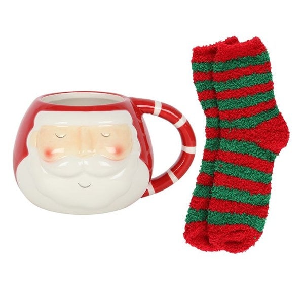 Serano Santa Mug and Socks Set