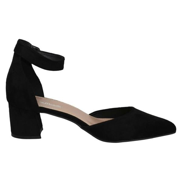 Anne Michelle Ladies Anne Michelle Block Heel Closed Pointed Toe Court Shoes F90125