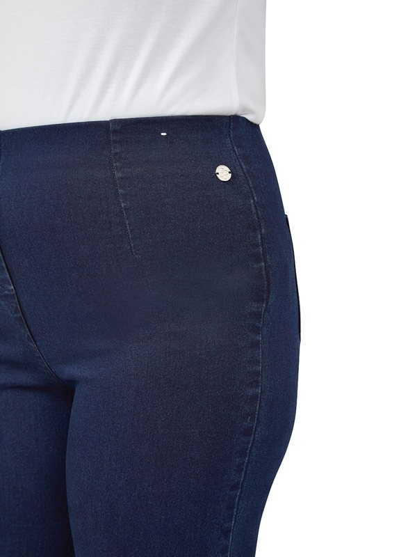 PennyPlain Wide Cropped Jegging - Denim Wash