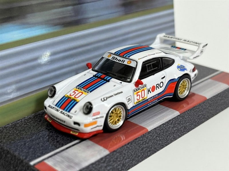 Tarmac Porsche 911 Turbo S LM GT BRP GT Series 1995 #50 1:64 Tarmac Works Schuco T64S00995LM