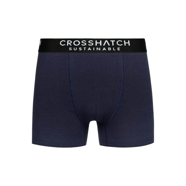 Crosshatch Mens Orlander Boxer Shorts (Pack of 5) - Black/Blue/Mustard/White - 