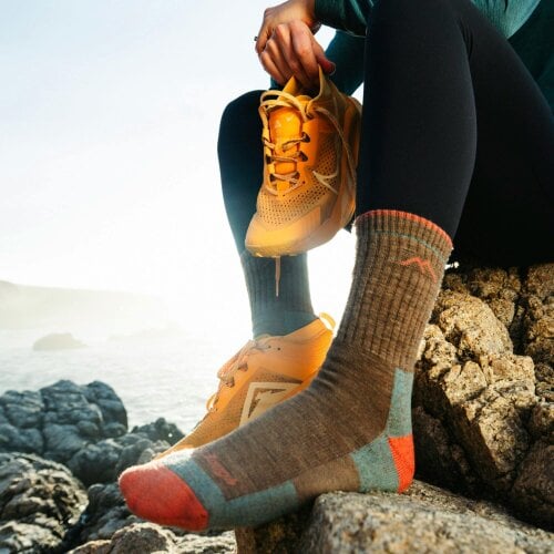Darn Tough 3 Pair Multipack Womens Hiker Merino Midweight Hiking Socks Earth