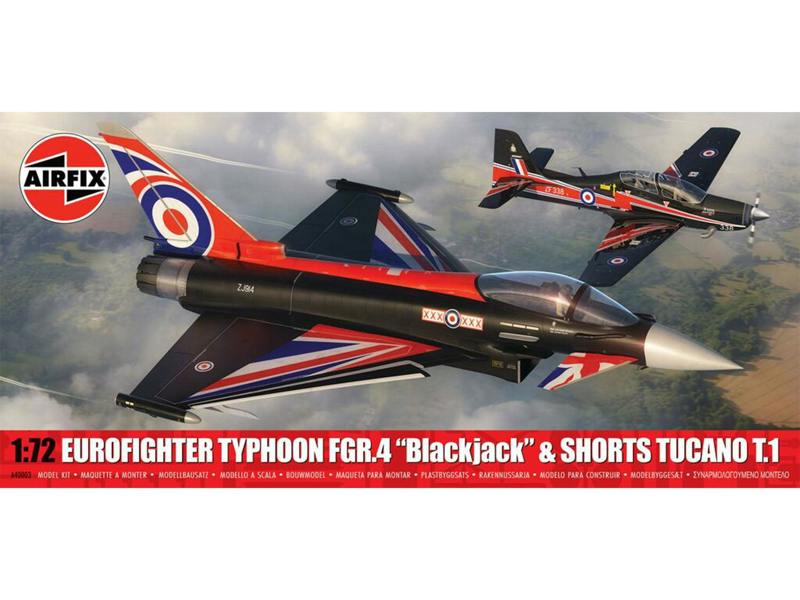 Airfix Eurofighter Typhoon/Shorts Tucano Twin Pack (1:72)