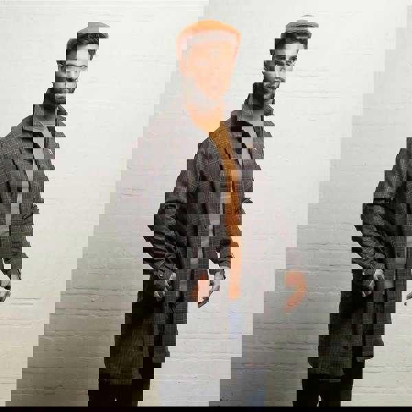 Gabicci V55GJ12 Mens Houghton Twill Mac Gabicci Vintage - CHARCOAL