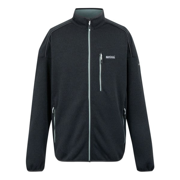 Regatta Mens Kames Full Zip Fleece Jacket - Ash/Glacier