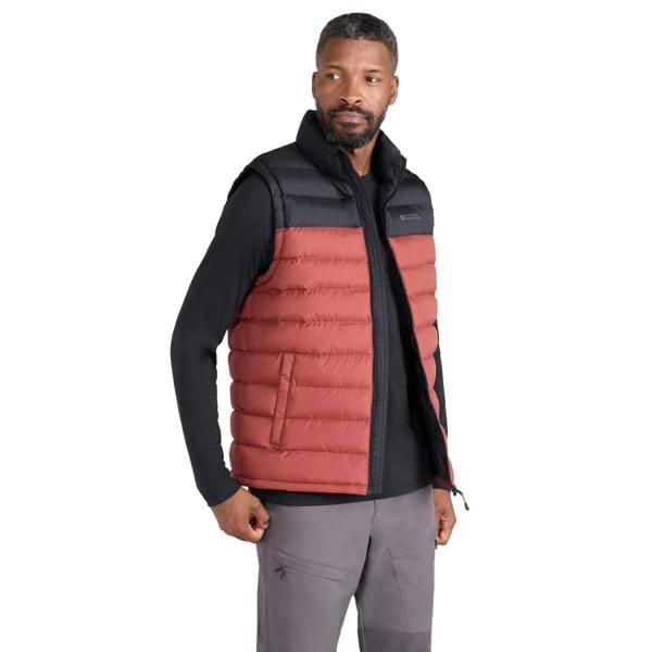 Mountain Warehouse Mens Seasons II Padded Gilet - Berry - 