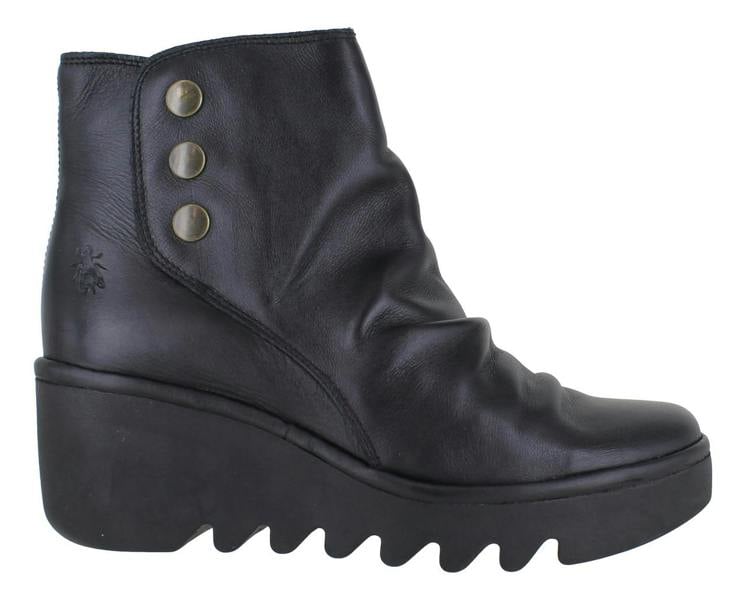 Fly London Brom Womens Zip Up Chelsea Dealer Mid Ankle Boots