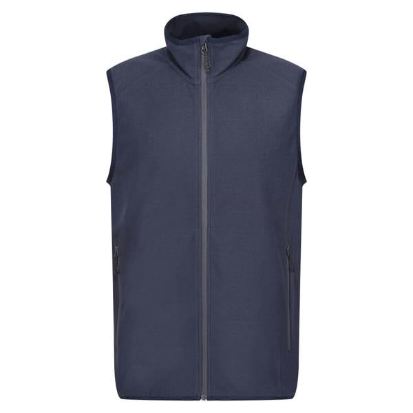 Regatta Mens Navigate Fleece Gilet - Navy/Seal Grey - 