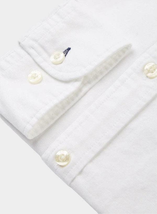 Button Down Oxford Shirt - White