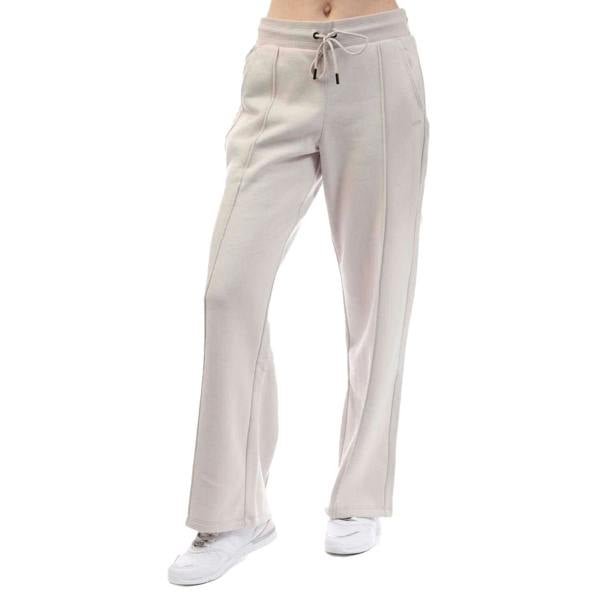 DKNY Womens/Ladies Embellished Logo Trousers - Beige - 