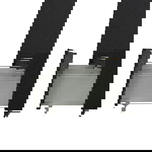 Dorel Home Kelly Bed with Storage Fabric Dark Grey - Single