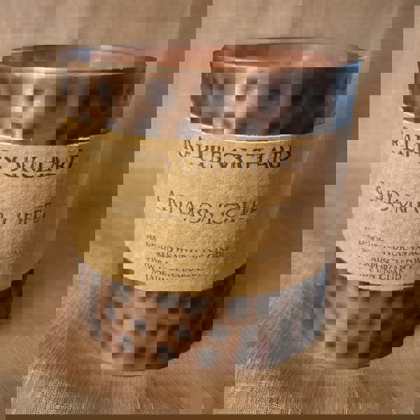 Antique and Gold Tin Scented Natural Candles
