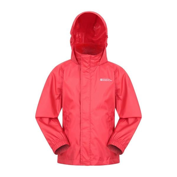 Mountain Warehouse Childrens/Kids Pakka II Waterproof Jacket - Red - 