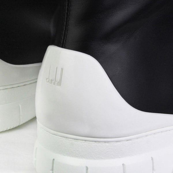 Dunhill Radial Spoiler hi-top sneakers in black leather