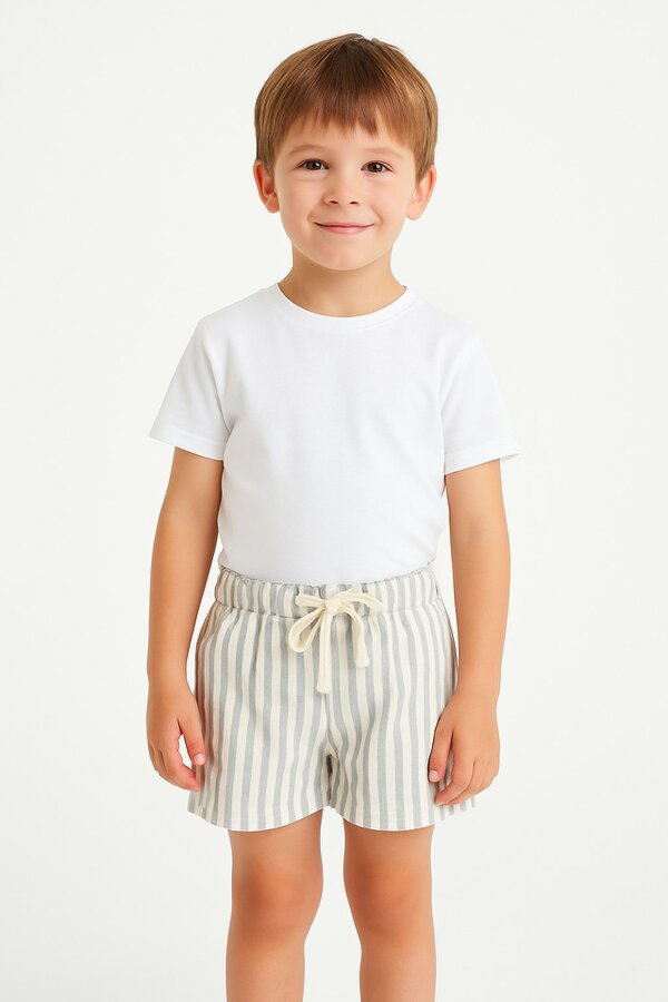BALOU Summer Striped Shorts